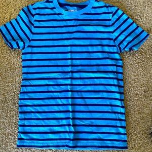 Boys blue striped t-shirt